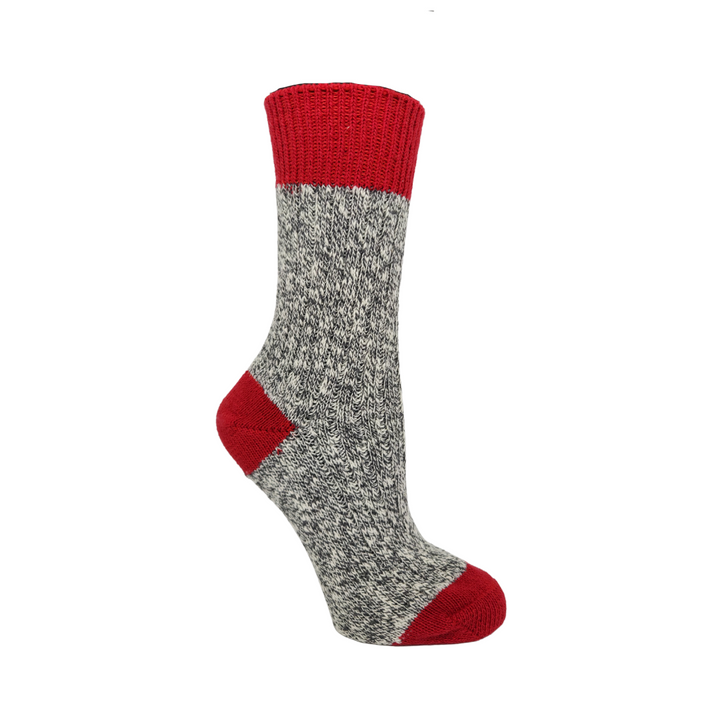 2 PAIRES - Chaussettes en coton « Sel et poivre » pour femmes de JB Field (DÉGAGEMENT)