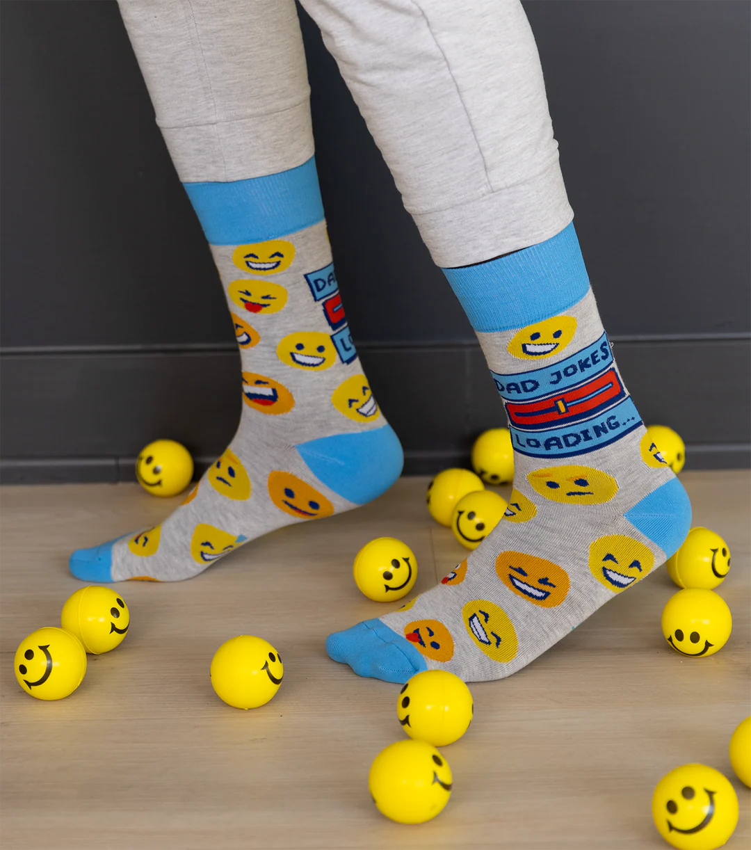 Chaussettes mi-mollet « Super Dad » par Uptown Sox - Grande