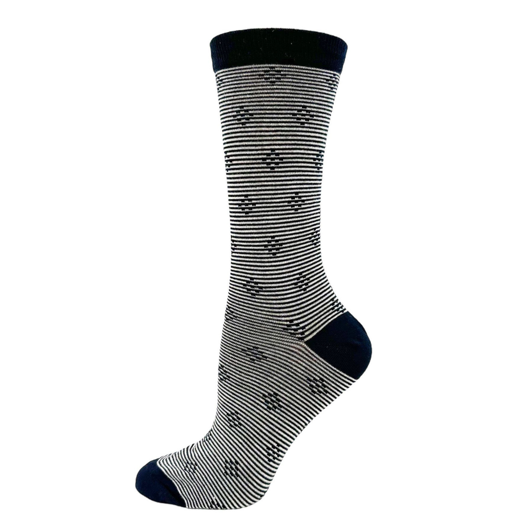 Chaussettes en coton « Chevron » par Key - Large 