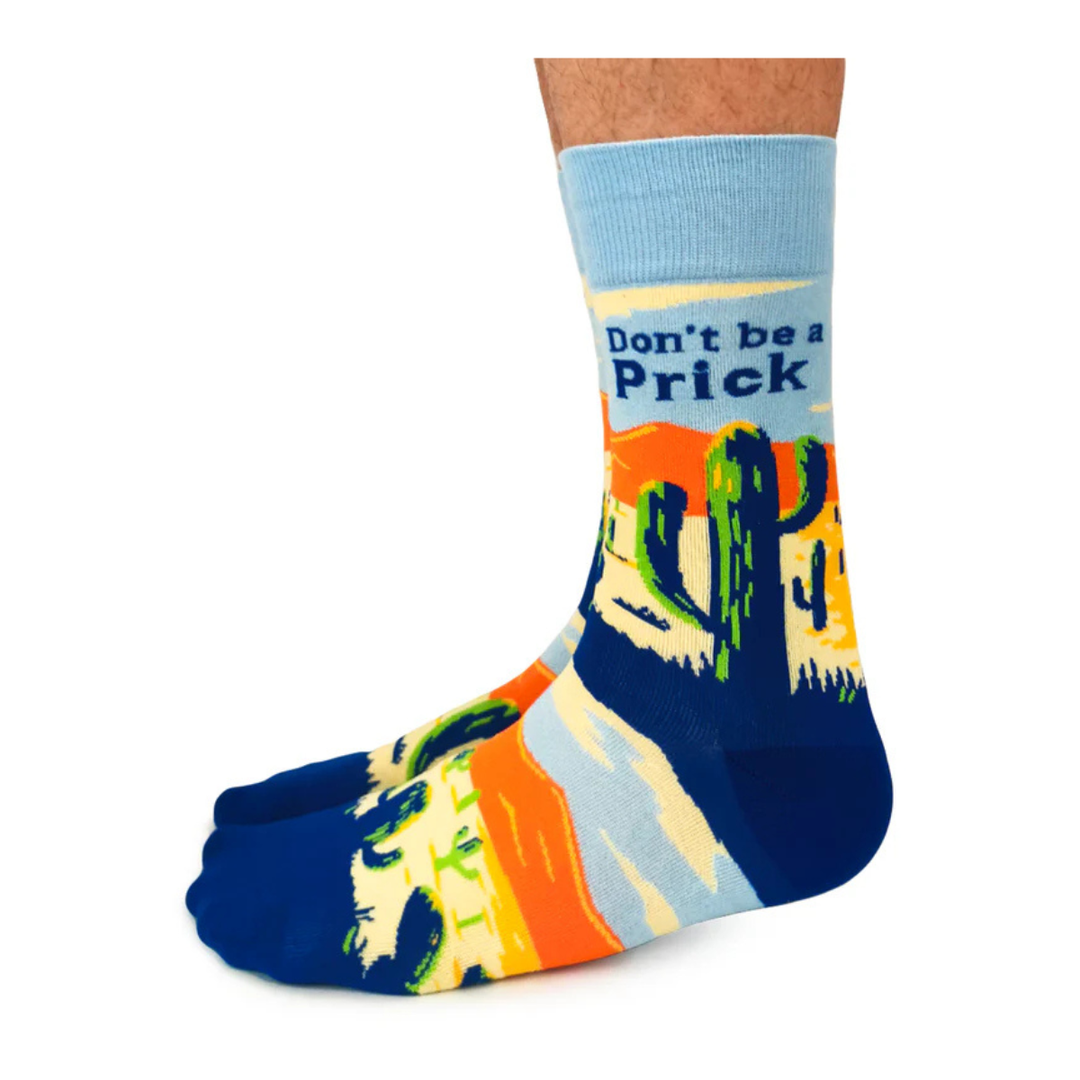 Chaussettes en coton « Ne sois pas un con » par Uptown Sox - Grande 