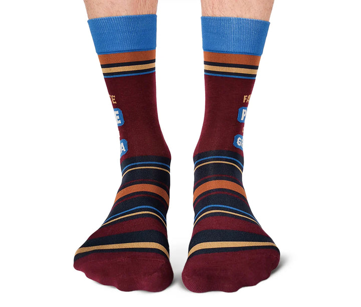 Chaussettes en coton « Grand-père préféré » par Uptown Sox - Grande 