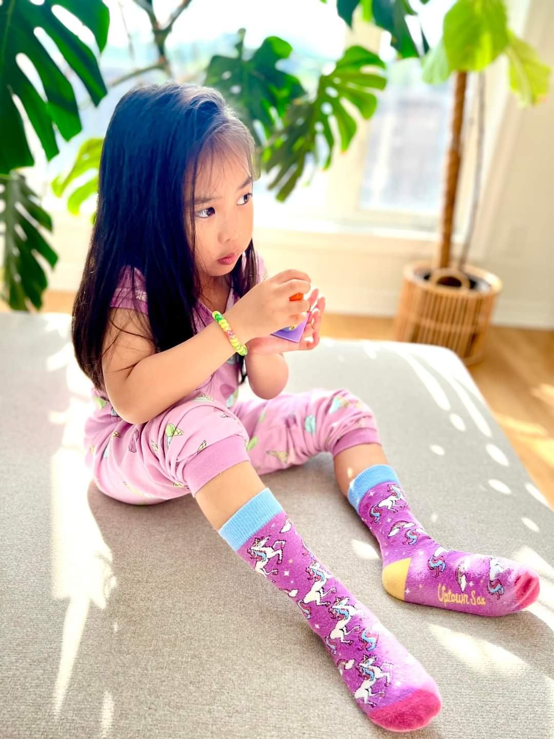 Kids Cotton Crew Socks by Uptown Sox