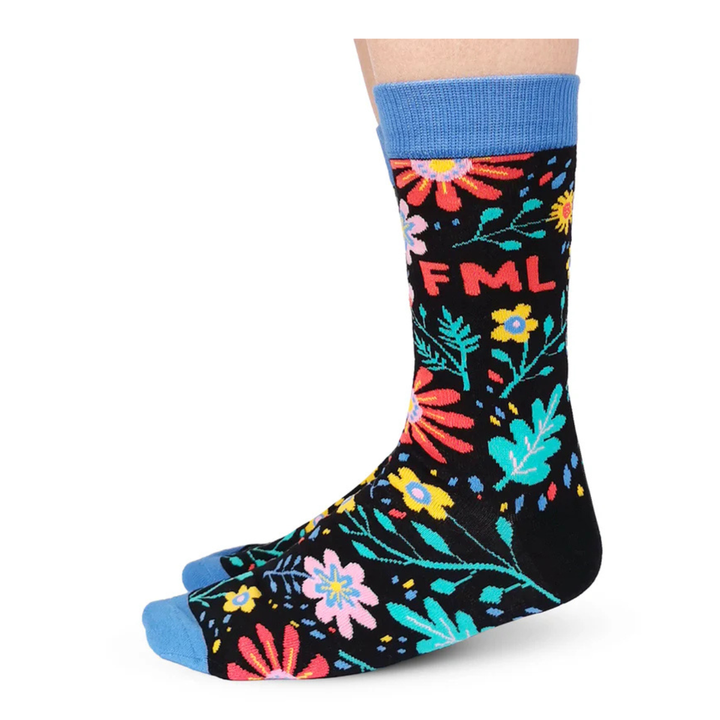 Chaussettes en coton Uptown Sox « FML » - Taille M