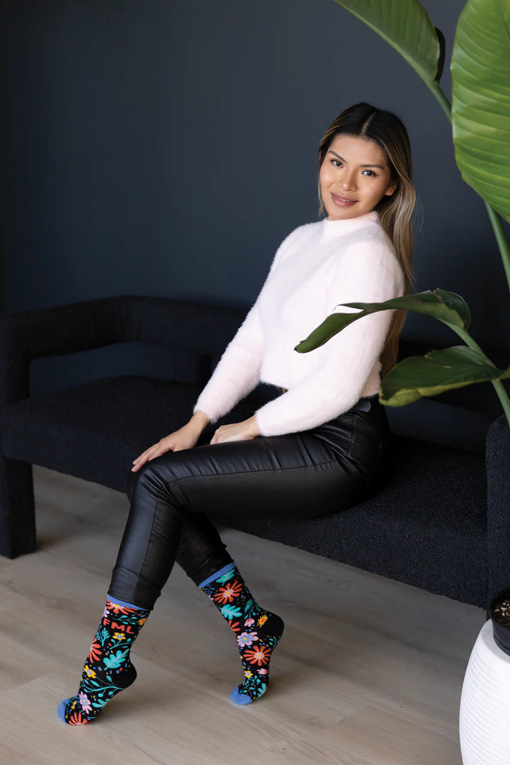 Chaussettes en coton Uptown Sox « FML » - Taille M