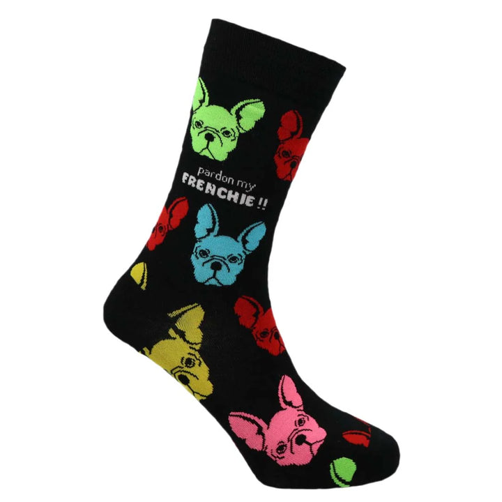 "Frenchie French Bulldog" Bamboo Crew Socks by Sexy Socks