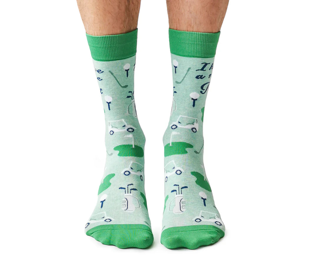 Chaussettes en coton « Nice Putt » par Uptown Sox 