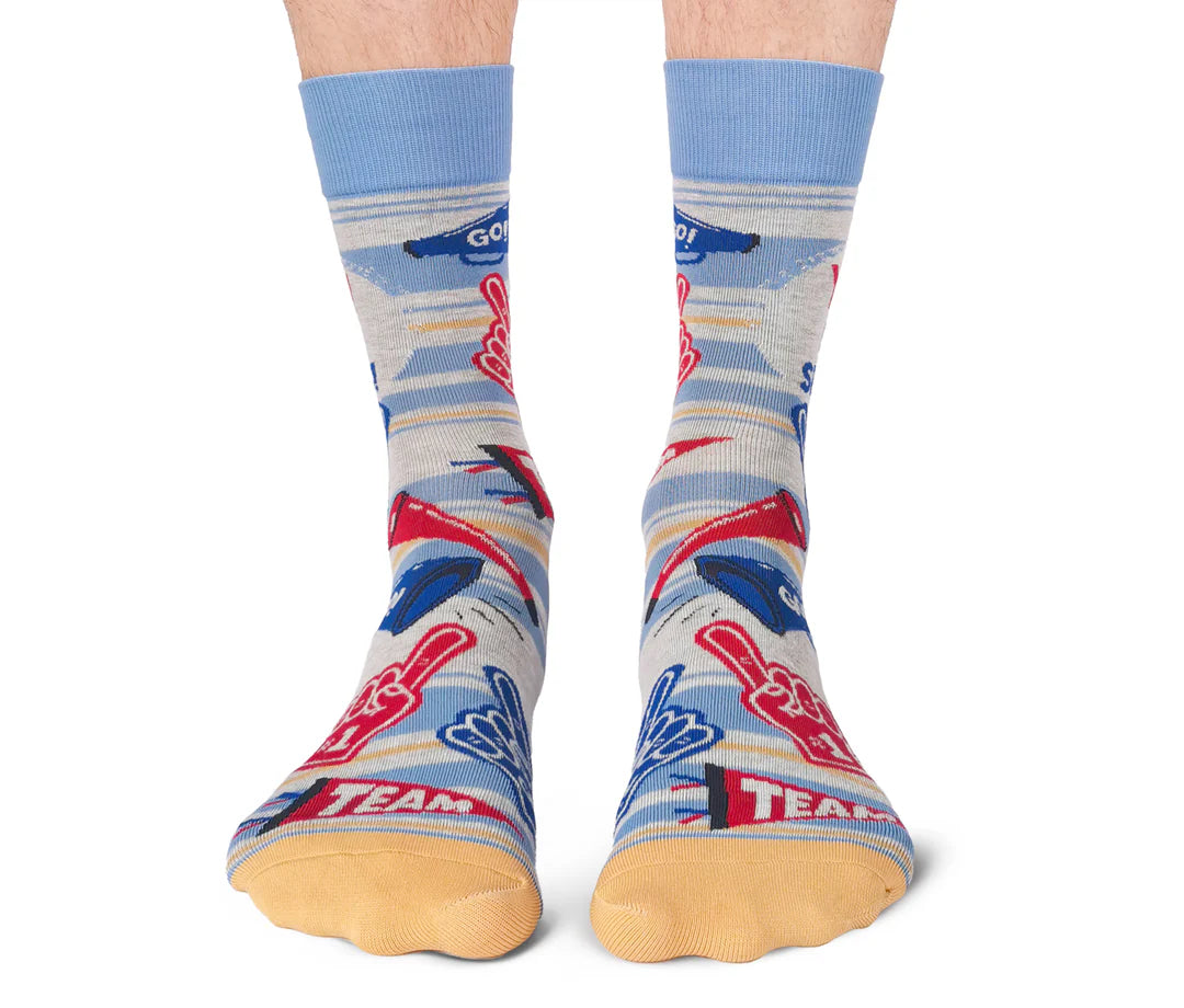 Chaussettes en coton canadiennes « Go Sports! » par Uptown Sox