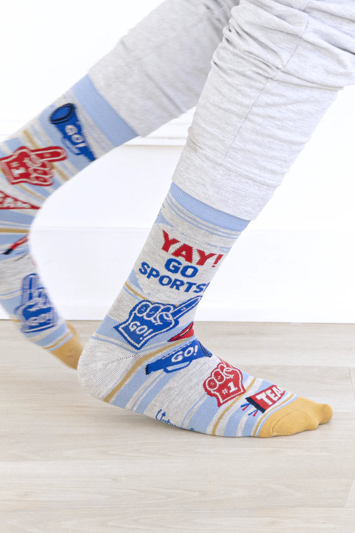Chaussettes en coton canadiennes « Go Sports! » par Uptown Sox