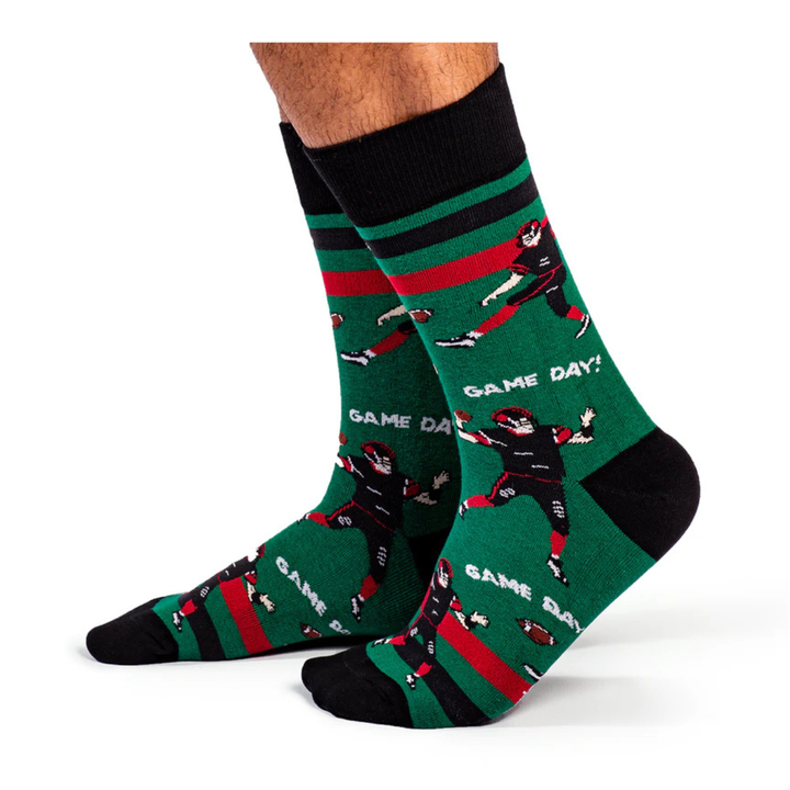 Chaussettes en coton « Game Day » par Uptown Sox - Taille L