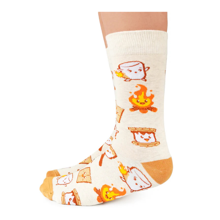 Chaussettes en coton « Gimme s'more » par Uptown Sox