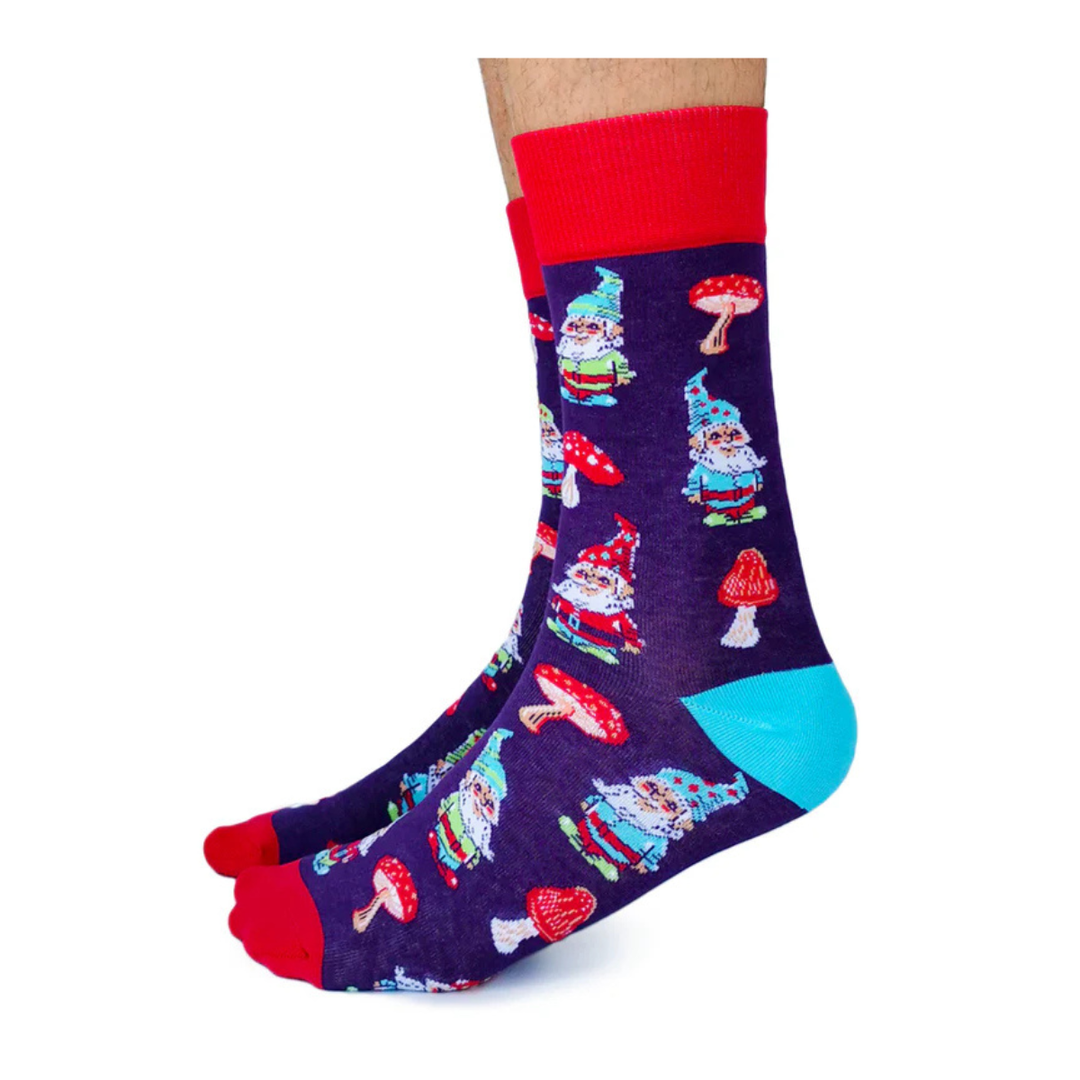 Chaussettes en coton « Gnome » par Uptown Sox