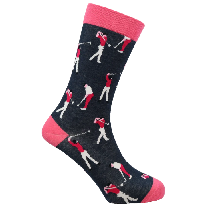"Golfers" Bamboo Crew Socks By Sexy Socks