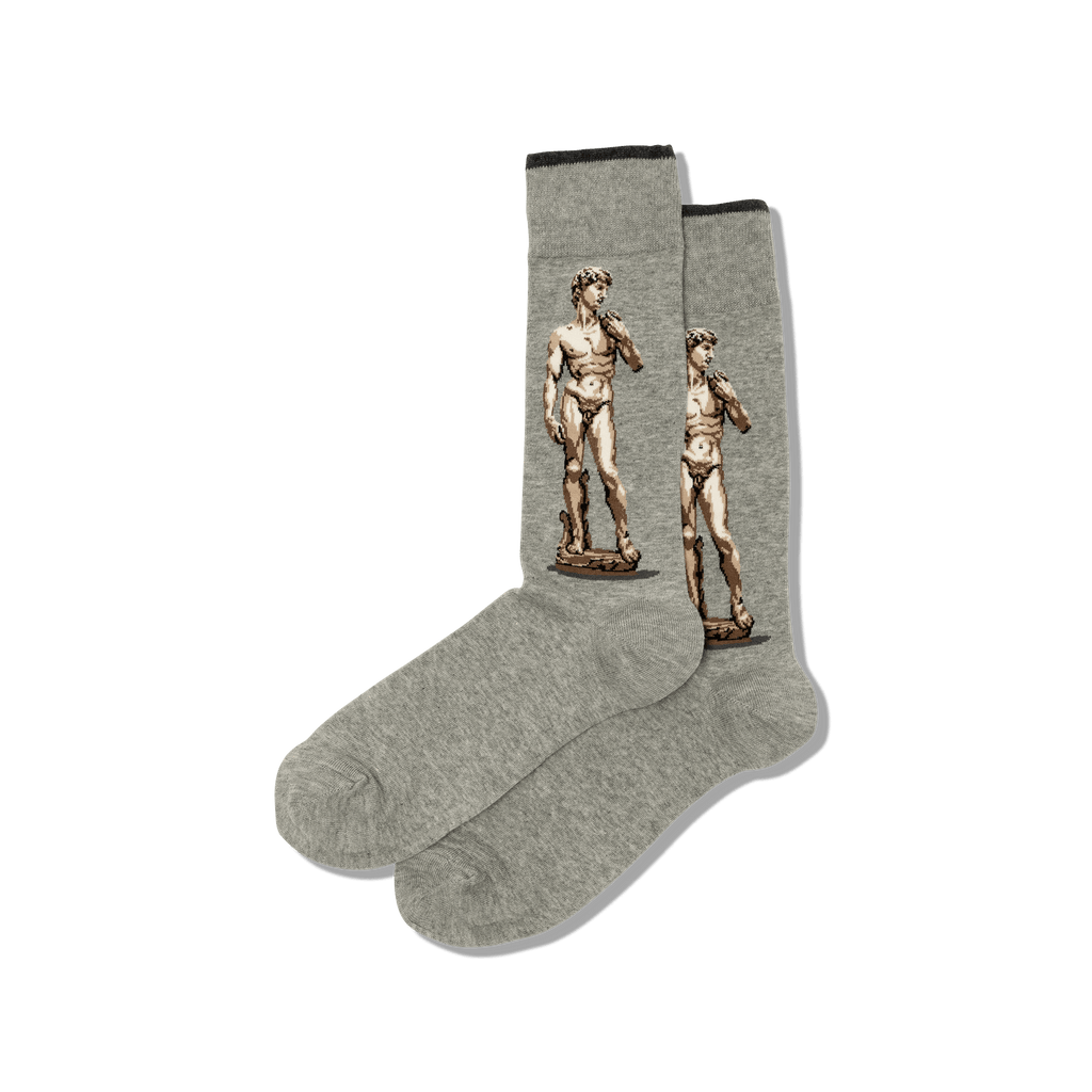 "Michelangelo's David" Crew Socks by Hot Sox - Large