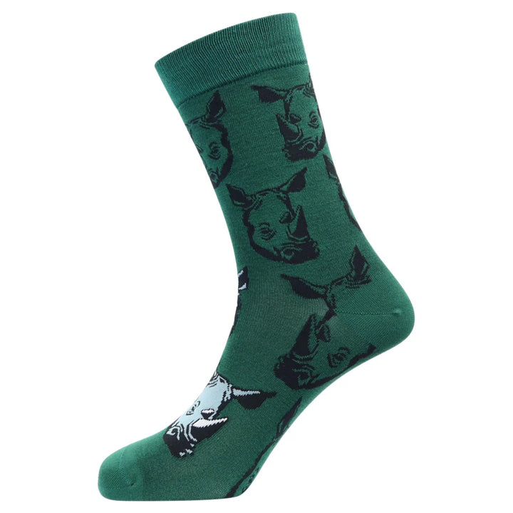 "Horns " Bamboo Crew Socks by Sexy Socks