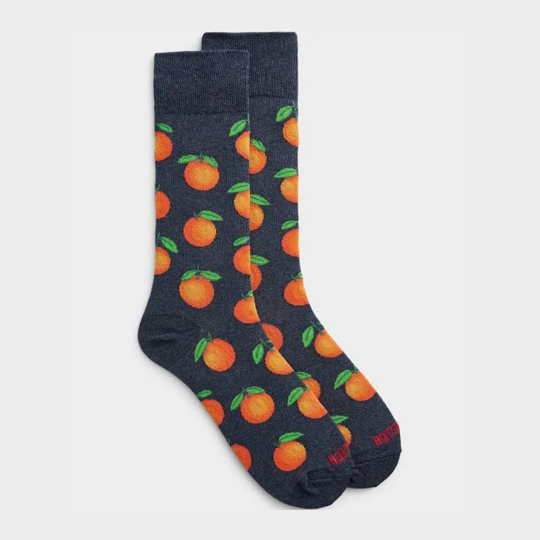 Chaussettes en coton « Autoportrait de Van Gogh » par Hot Sox - Grande 