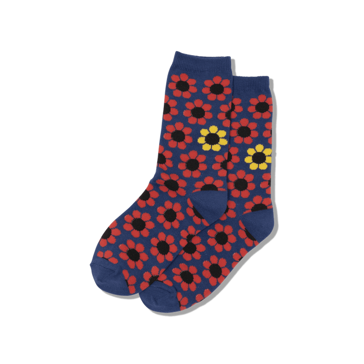 Chaussettes mi-mollet « Daisy » pour enfants par Hot Sox 