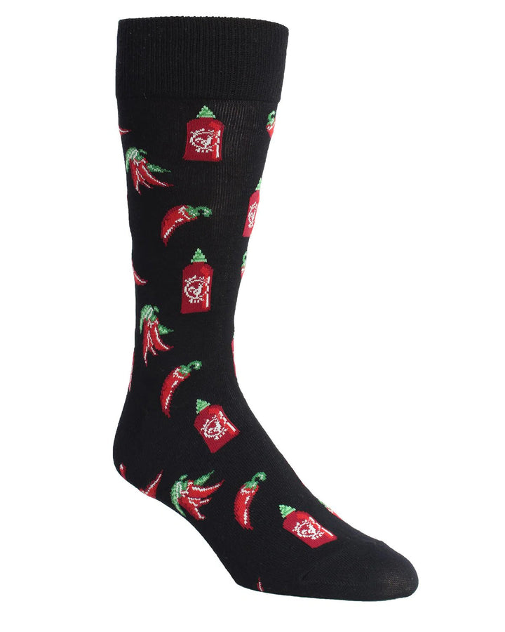 "Hot Stuff" Bamboo Crew Socks by Me Moí