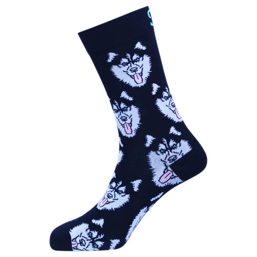 "Husky" Natural Bamboo Crew Socks by Sexy Socks