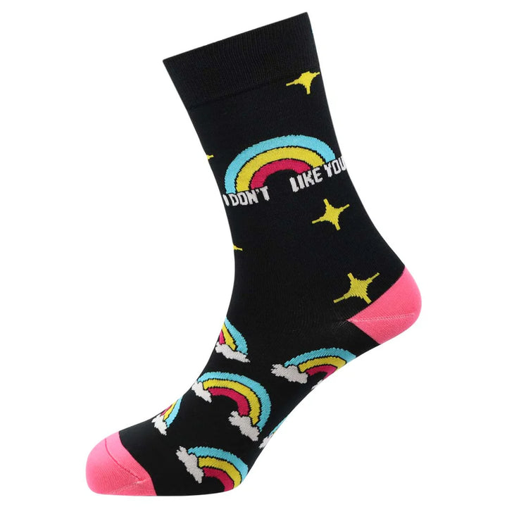 "I Don't Like You" Bamboo Crew Socks By Sexy Socks
