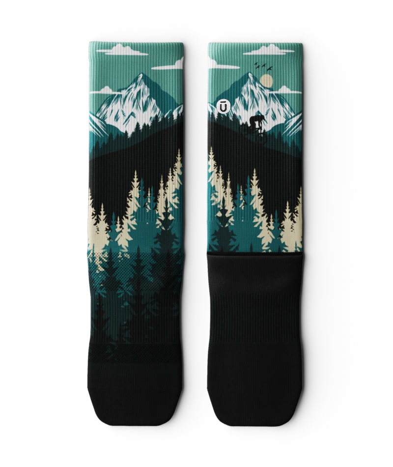 "Free Ride" Performance Crew Running Socks by Outway