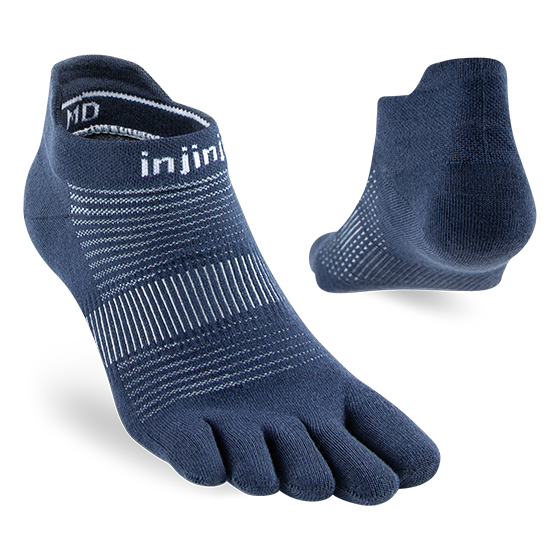 Injinji Run Lightweight No-Show Toe Socks- Unisex
