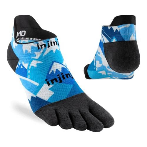 Injinji Run Lightweight No-Show Toe Socks- Unisex