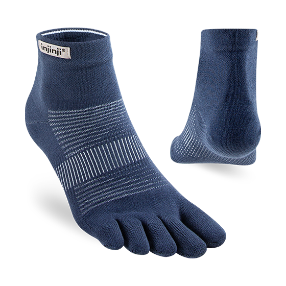 Injinji Run Lightweight No-Show Toe Socks- Unisex