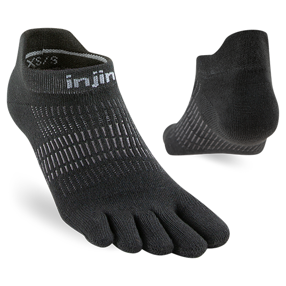 Injinji Run Lightweight No-Show Toe Socks- Unisex