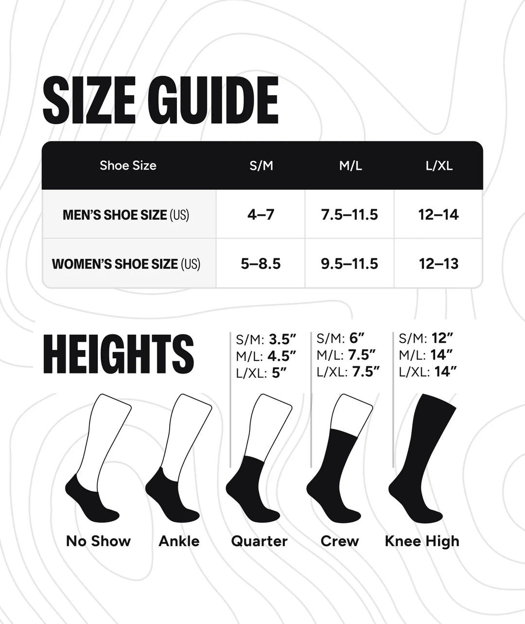 "Grizzly Bear" Performance Crew Running Socks by Outway