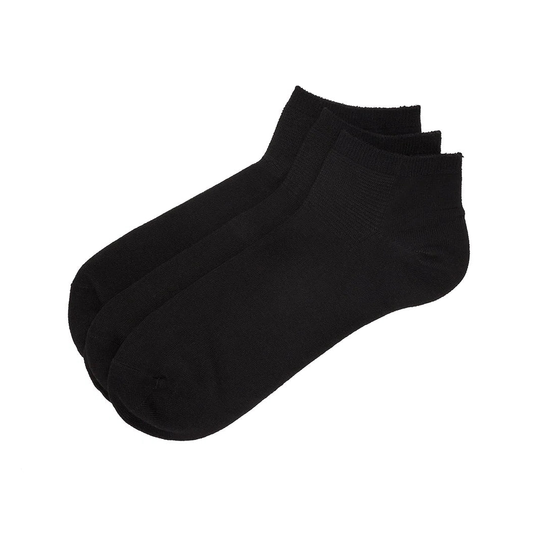 Cotton Sports Ankle Socks 3pk by Point Zero (clearance)