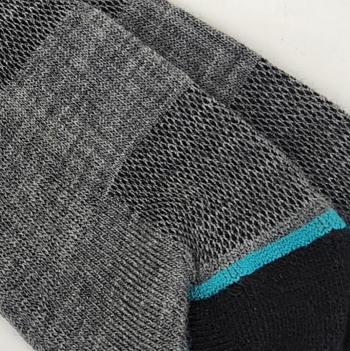 grey thermal hiking socks 