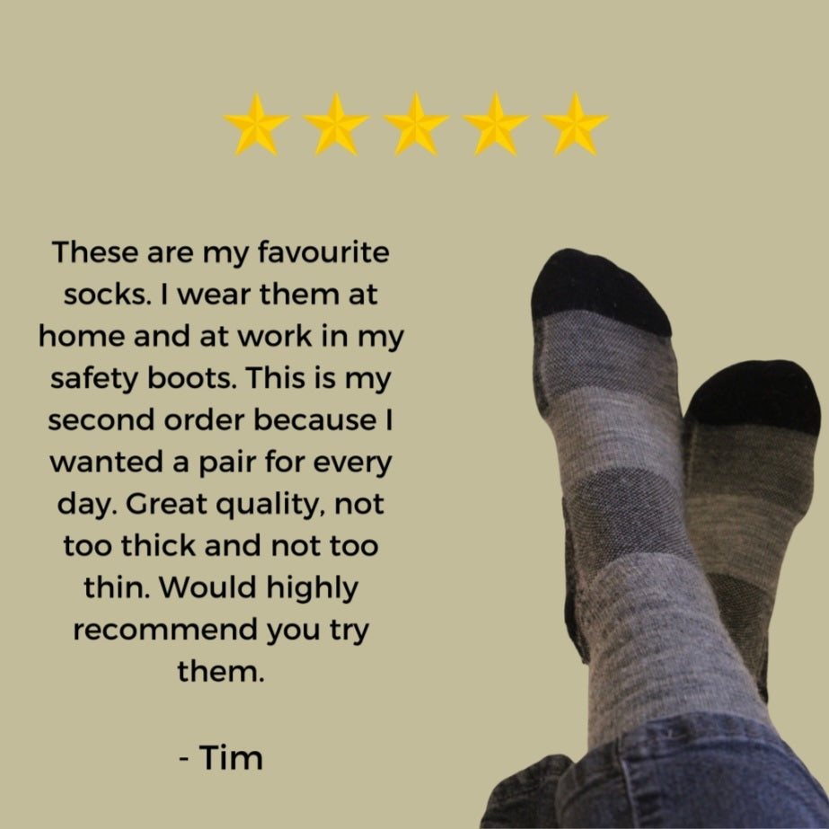 Socks for safety boots