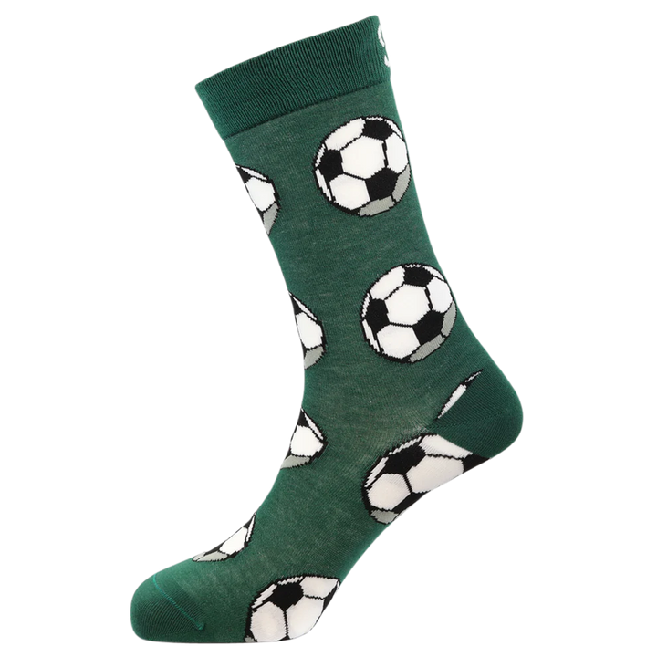 "Soccerballs" Bamboo Crew Socks By Sexy Socks