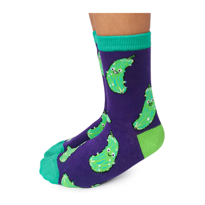 Chaussettes en coton « In a Pickle » par Uptown Sox