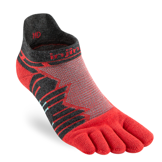 Injinji Ultra Run Midweight No-Show Socks - Unisex