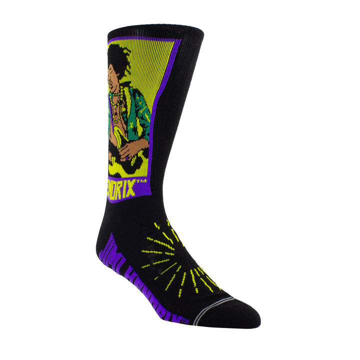 "Jimi Hendrix" Crew Socks by Perris - Large
