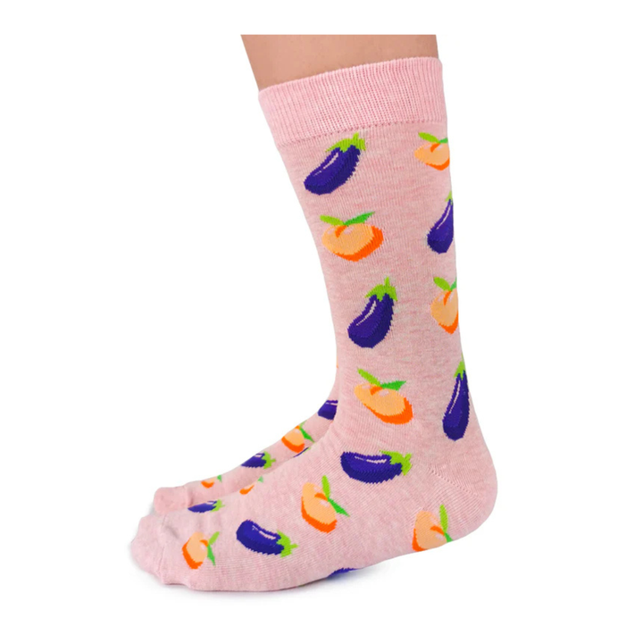 Chaussettes en coton « Just Peachy » par Uptown Sox 