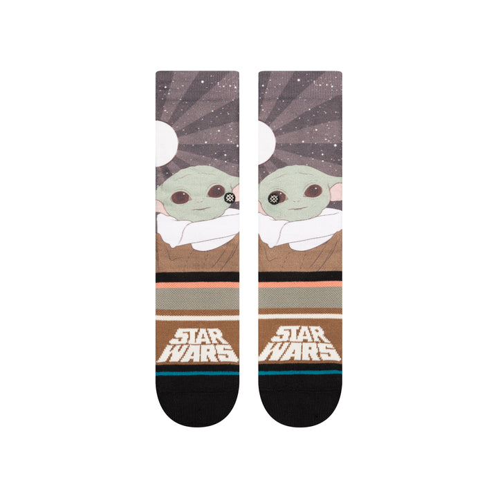 Chaussettes mi-mollet en polyester mélangé Stance x Star Wars « Grogu By Jaz » pour enfants 