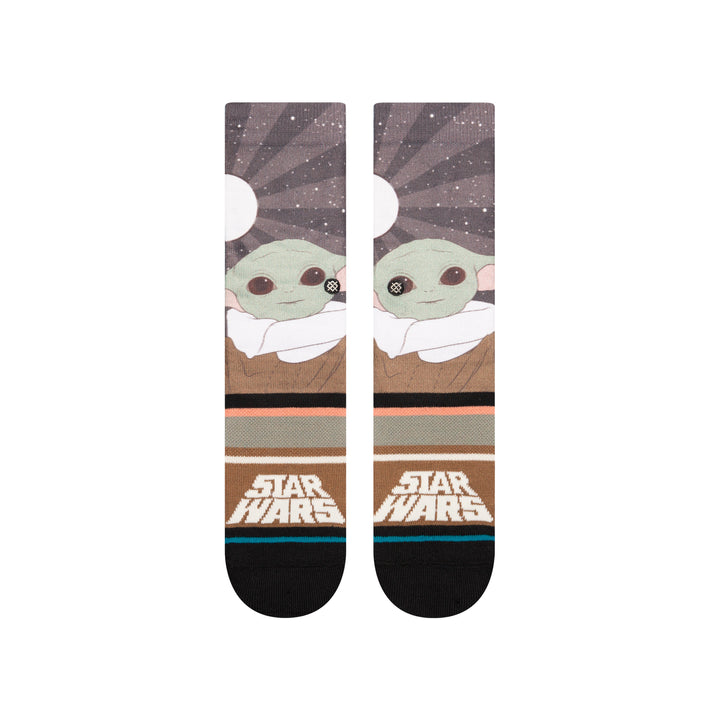 Stance x Star Wars "Grogu By Jaz" Kids Polyester Blend Crew Socks