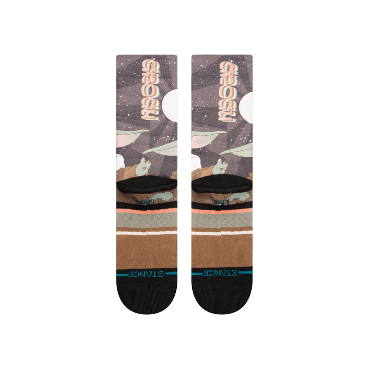 Stance x Star Wars "Grogu By Jaz" Kids Polyester Blend Crew Socks