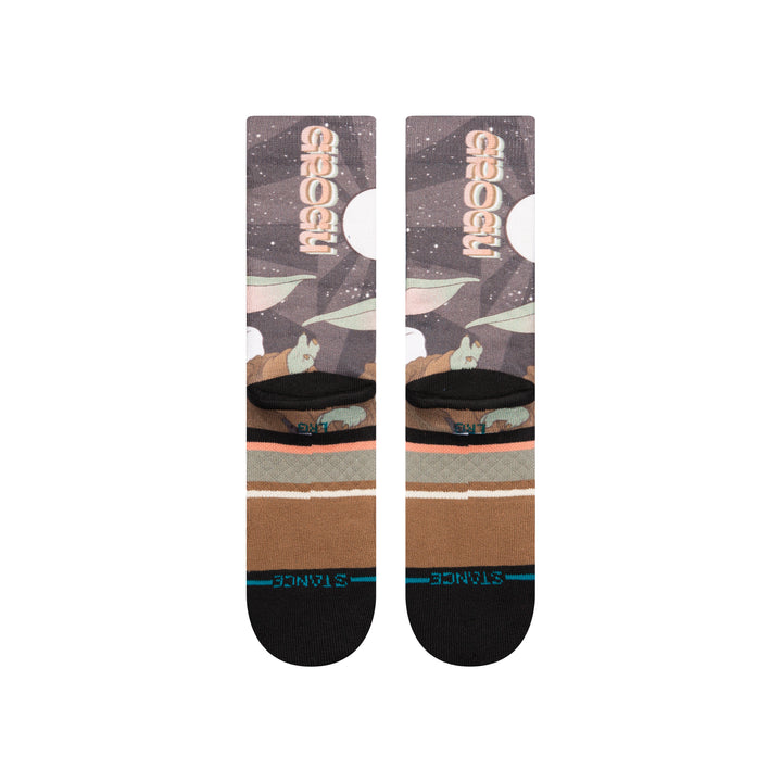 Chaussettes mi-mollet en polyester mélangé Stance x Star Wars « Grogu By Jaz » pour enfants 