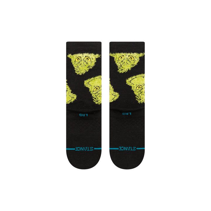 Chaussettes mi-mollet en nylon mélangé Stance x The Grinch « Mean One » pour enfants 