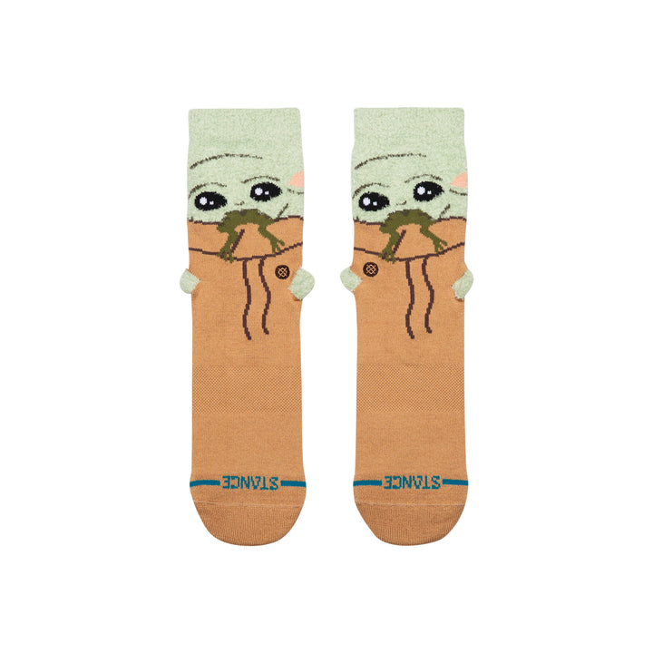 Stance x Star Wars "Grogu Hungry" Kids Textured Blend Crew Socks