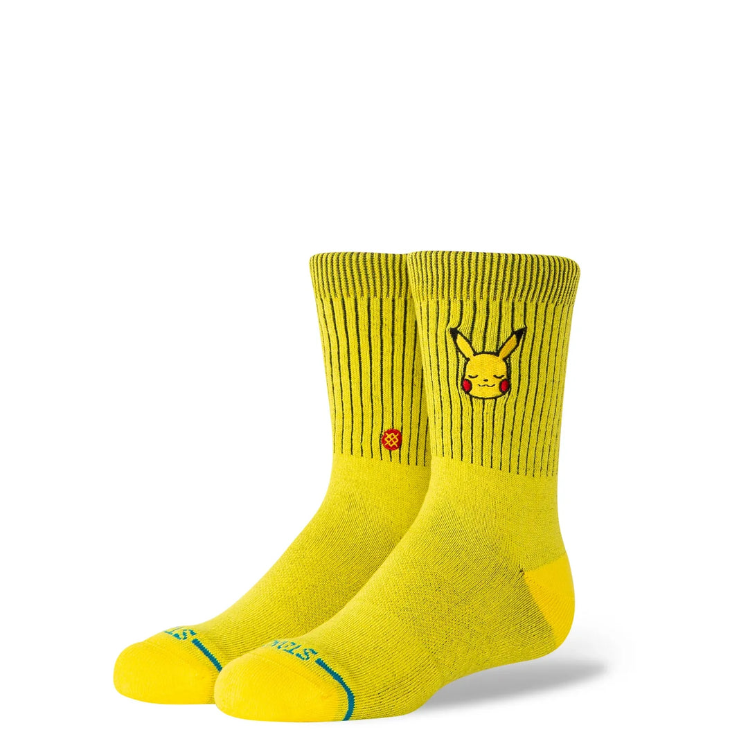 "Kids Pokémon x Stance Pikachu" Crew Socks