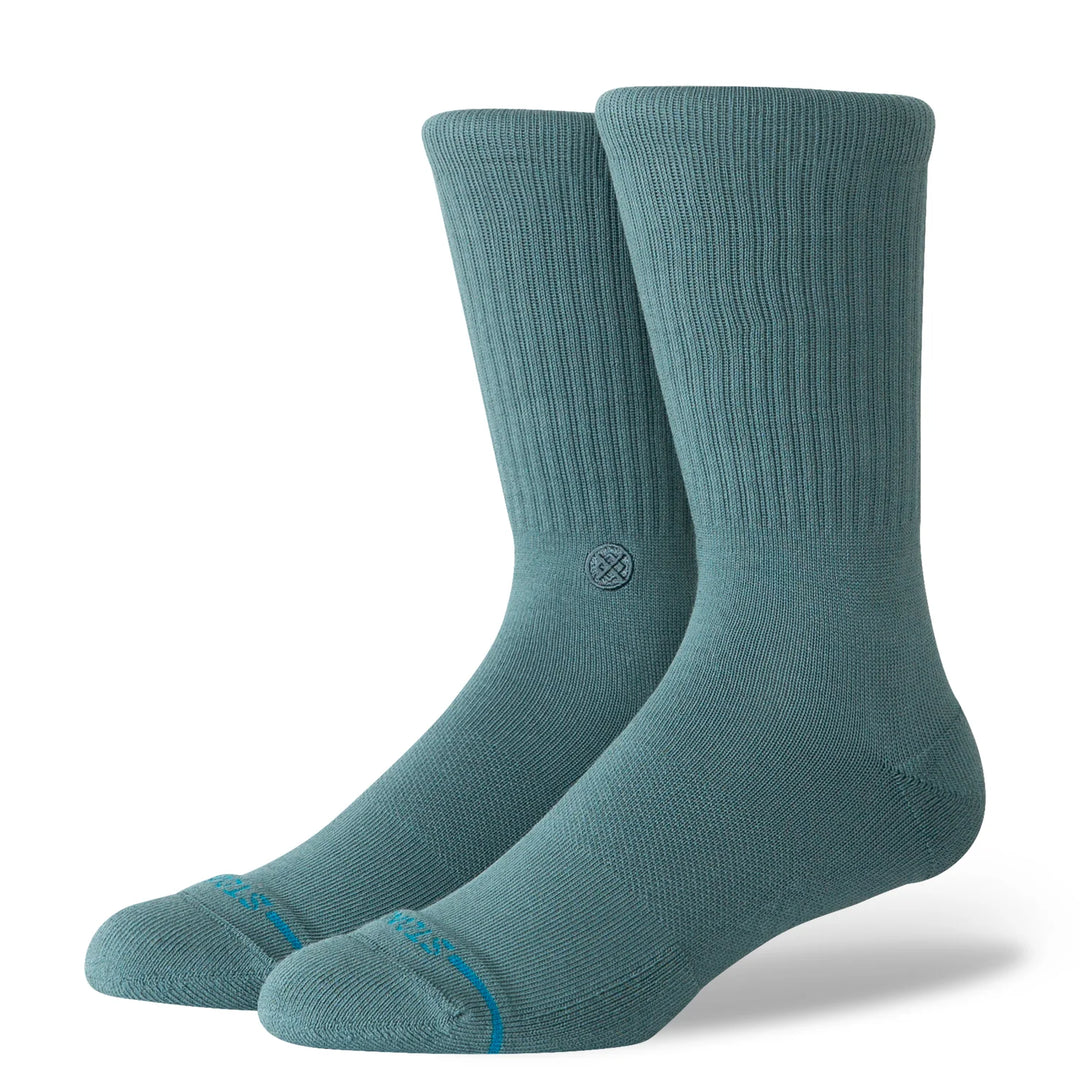 "Icon" Combed Cotton Crew Socks by Stance