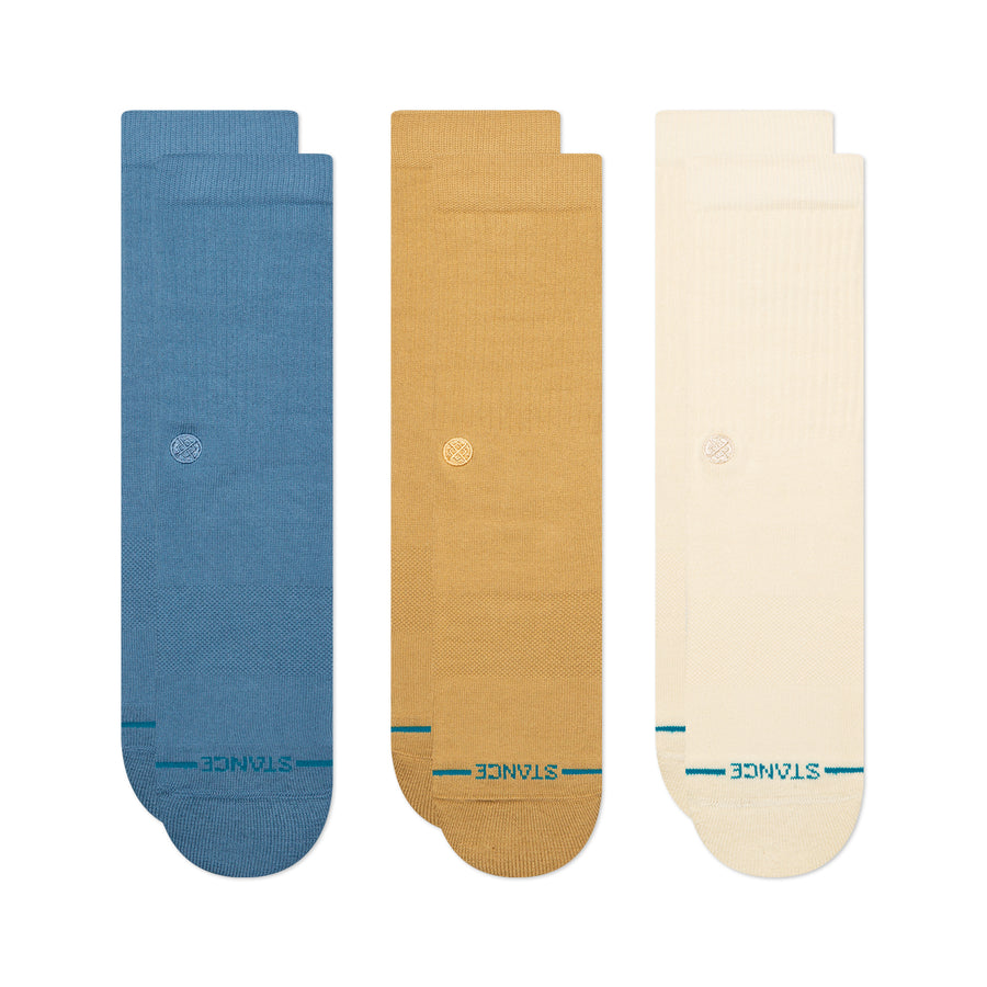 Stance "Icon 3 Pack" Combed Cotton Socks