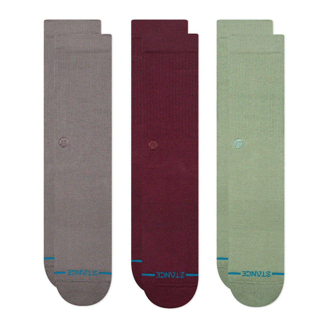 Lot de 3 paires de chaussettes en coton peigné Stance « Icon » 
