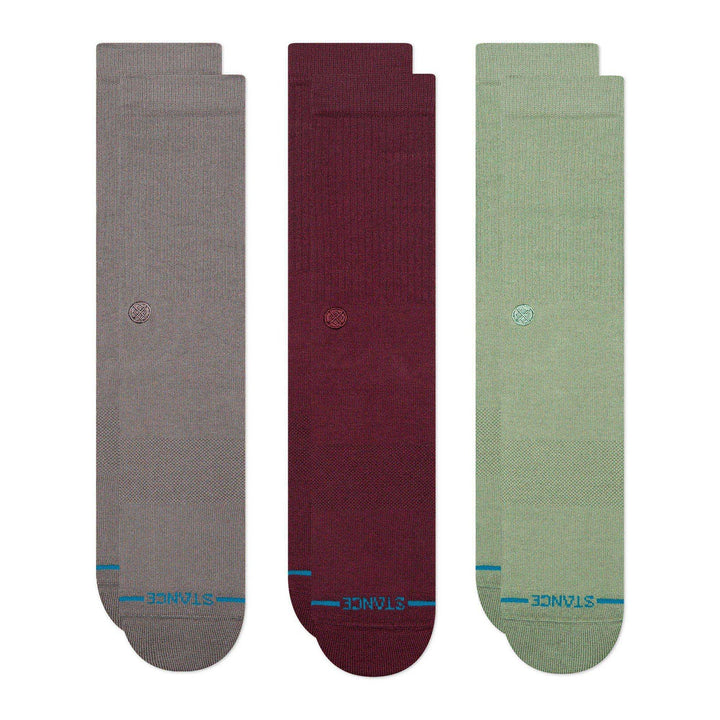 Lot de 3 paires de chaussettes en coton peigné Stance « Icon » 