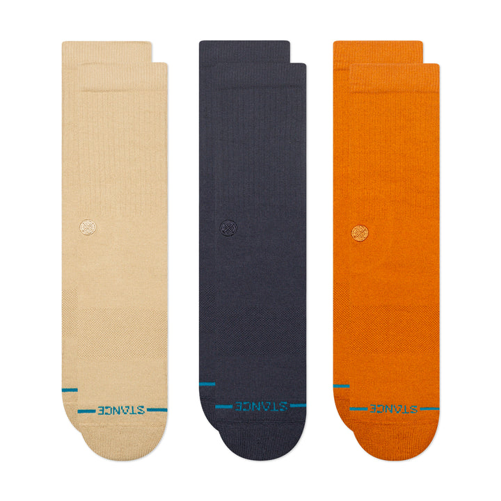 Stance "Icon 3 Pack" Combed Cotton Socks