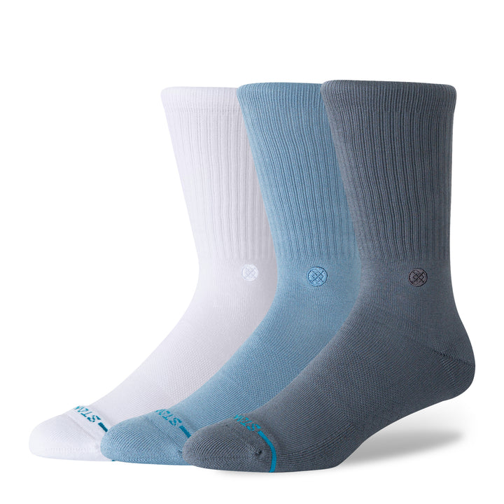 Lot de 3 paires de chaussettes en coton peigné Stance « Icon » 